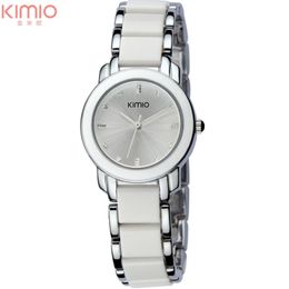 women quartz watches fashion lady bracelet watches KIMIO brand gift clock dress watch luxury female gold wristwatches 201116