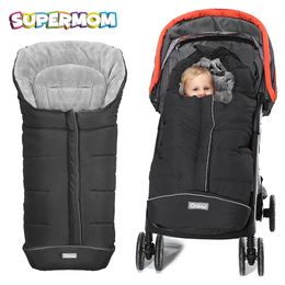 Baby Sleeping Bag Snowproof born ct Envelope In The Stroller Warm Infant Cocoon For Sleep Travel Kids 220225
