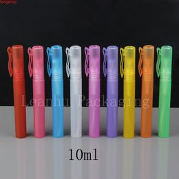 wholesale,100pcs,10ML brautiful Colourful clip perfume points bottling / plastic spray bottle bottles,good qualtity