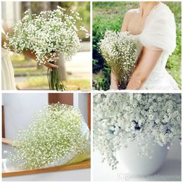 100PCS Artifical Flowers Gypsophila Silk for Decoration Purple Lavender Heather Decorative Flower Bouquet