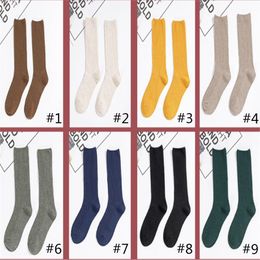 Women's Socks Winter Pure Colour Leisure Sports Thicken Warm Comfortable Fashion Thick Needle Cotton Fast shipping
