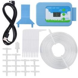 New Home Garden LCD Irrigation Controller Kit Water Timer Automatic Garden Watering System Y200106