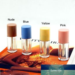 2ml Empty Yellow/Blue Caps Lipgloss Clear Tubes Pink/Nude Lids Transparent Lip gloss Tubes Transparent Lip glaze Lip Oil Bottles