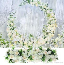 Custom wedding flower arrangement simulation fake decoration props arch scene road lead