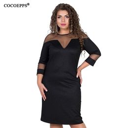 COOEPPS Big Size Woman Dresses Bodycon Lace Sexy Party dress Bandage women Vestidos Plus Size 5XL 6XL Spring Summer Dress T200320