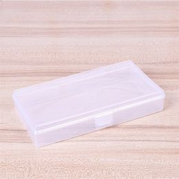 Small Box Flip Rectangle Organiser Transparent Conjoined White Woman Man Plastic Storage Container Supplies Household 0 56qh K2