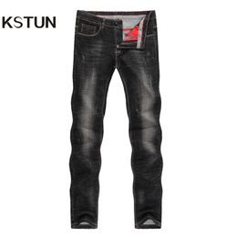 Men's Jeans Mens Black Jeans Slim Fit Stretch Autumn Denim Casual Quality Pants Business Trousers for Man Boys Jean Homme 201117