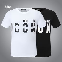 Dsq Pattern T-shirt D2 Phantom Turtle 2022ss New Mens Designer t Shirt Paris Fashion Tshirts Summer Male Top Quality 100% Cotton TO896