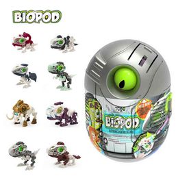 Biopod Splicing Dinosaur Jurassic Dino Eggs Surprise Random Easter Toy Inside Stocking Stuffers for Kids Birthday Gift G1224