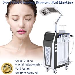 9 in 1 Multi-Functional SPA System Skin Care Water Oxygen Jet Machine Microdermabrasion Hydra Water Dermabrasion Facial Machines