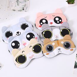Cute Cartoon Sleeping Eyeshade Mask Patch Of Ice Cold&hot Compress Eliminate Eye Fatigue Cartoon Style Ice Compress Eye Patches