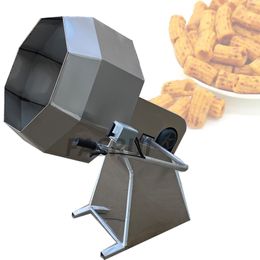 Factory Automatic Octagonal Shape Seasoning Mixer Machine For Snack Food Seasoning Flavouring