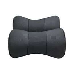 Car Neck Pillow leather Seat Head rest for audi a3 a5 sportback A1 A4 A6 A7 A8 A6L S3 5 6 7 8 AVANT Q3 Q5 Q7 TT Auto parts Pillows212N