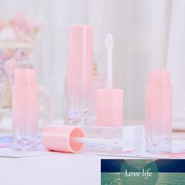 4ml Plastic Round Pink Lip gloss Containers Makeup Liquid Lipstick Refillable Bottle Cosmetic Lip glaze Lip Oil Packing Bottles