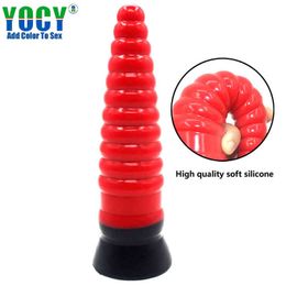 NXY Dildos Anal Toys Yocy Liquid Imitation Silicone Dayang with Dildo Backcourt Plug Couple Masturbation Fun Products 0225