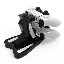 Hot Selling LED Ps5 Dual Charger Dock Mount USB Charging Stand For PlayStation 5 PS5 Gaming Wireless Controller With Retail Box