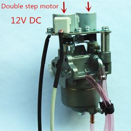 Carburetor with double step motor 24BYJ48 12V DC fits Yamaha MZ80 148F 144F inverter generator carburettor 4 stroke genset