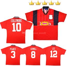 1994 1995 Collymore HAALAND retro soccer jerseys 94 95 Gemmill BOHINEN roy Stuart Pearce classic vintage red jersey football shirts