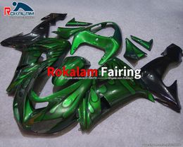 For Kawasaki Aftermarket Ninja ZX-10R 2006 2007 Bodywork Shell ZX10R ZX 10R 06-07 Fairings Kit (Injection Molding)