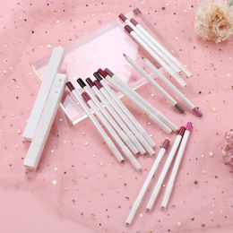 Hot Sale Vmae Wholesale White Makeup Lips Private Logo 16 Colors Makeup Long Lasting Colorful Eyeliner Lip Pencil Natural Lip