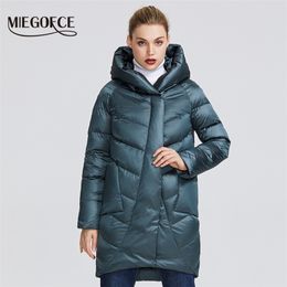 MIEGOFCE 2020 Winter Jacket Women's Collection Warm Jacket With Unusual Design and Colors Winter Coats Gives Charm and Elegance LJ201017