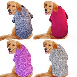 Winter Pet Dog Clothes for Large Dogs Warm Cotton Big Dog Hoodies Golden Retriever Pitbull Coat Jacket Pets Clothing Sweaters Y200922