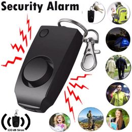 130db Self Defence Alarm Girls Women Kids seniors Security Protect Personal Safety Scream Loud Keychain factory price