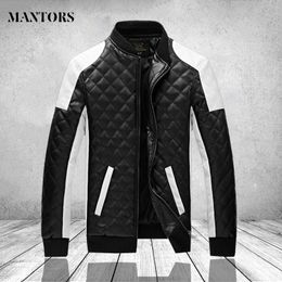 Black Men's Leather Jackets Autumn Winter Casual Motorcycle PU Jacket Biker Leather Coats Male Outwear Brand Clothing Plus Size 201114