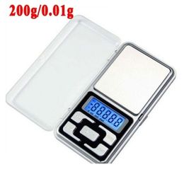 Free DHL FEDEX 50pcs Hot Sale 200g x 0.01g Mini Electronic Digital Jewellery Scale Balance Pocket Gramme LCD Display Y200328