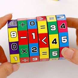 New Magic Cube Math Toy Slide Puzzles Learning and Educational Toys Children Kids Mathematics Numbers Puzzle Game Gifts