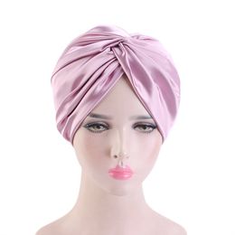 Night Sleep Hat Durags Women Silky Durag Turban Cap Woman Hair Care Head Wrap Girls Dusch Hatts Salon Makeup Caps Ladies Beanie Wholesale