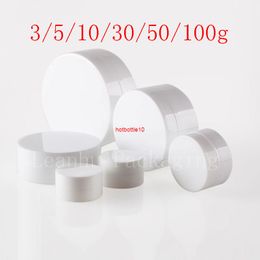 100g x 30 empty cream container , 100ml cosmetic skin care jar round plastic bottles pot powder PP can screw capshipping