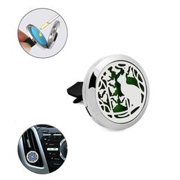 Universal Car Cat Design Hollow Out Aromatherapy Essential Oil Locket Diffuser Vent Clips Portable Mini Vent Perfume Clip Air Freshener