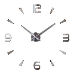 2020 New Wall Clock Quartz Watch Reloj De Pared Modern Design Large Decorative Clocks Europe Acrylic Stickers Living Room Y200407