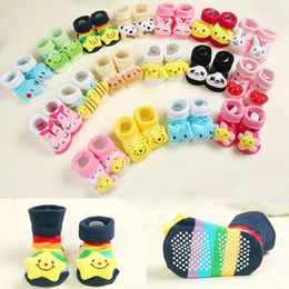 Cartoon Baby Floor Socks Anti-slip Warm Soft for Newborn Infant Toddler Socks Autumn Winter Cotton Breathable Foot Socks