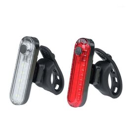 Bike Lights LED Tail Light USB Rechargeable Powerful Bicycle Rear Lamp Accessories MTB Cycling