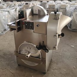 Double Head Vegetable Cutting Machine Electric Commercial Vegetable Cutter Food Chopper For Chili Onion Ginger 1800W