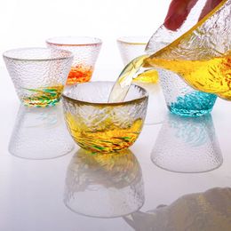 heat-resistant glass teacup japanese tea kung fu tea drinkware 25ml 35ml 40ml creative glass tea cup