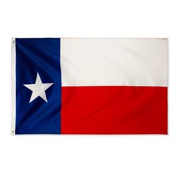 US America Texas State Flags 3'X5'ft 100D Polyester Outdoor Hot Sales High Quality With Two Brass Grommets