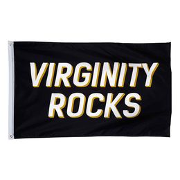 3x5ft Black Danny Duncan Virginity Flags , 100% Polyester Custom Design Advertising Hanging Outdoor Indoor Polyester Fabric, Free Shiping