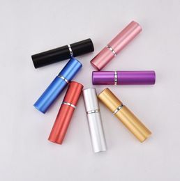 5ml Mini Atomizer Aluminium Refillable Bottles Travel Refillable Cosmetic Container