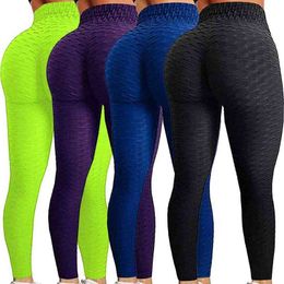 JGS1996 Yoga Pants Fitness Sports Leggings Jacquard Sports Leggings Female Running Trousers High Waist Yoga Tight Sports Pants H1221