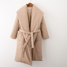 Mulheres inverno jaqueta casaco elegante espessura quente fluff longo parka feminino à prova de água outerware 211216