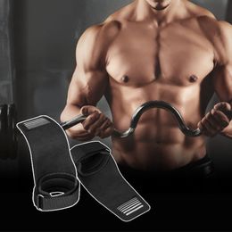 Fitness WeightLifting Gloves Grip Palm Protector Strap Weight lifting Dumbbell Barbell Gloves Gym Equipment WeightLifting Gloves Q0107