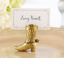 200PCS Western Country Cowboy Boot Place Card Holders Wedding Decoration Gifts Party Table Supplies SN1793