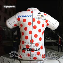 Customised Race Sponsor Advertising Inflatable Sportswear Replica 4m Printing Clothing Air Blown T-shirt Balloon For Event Show