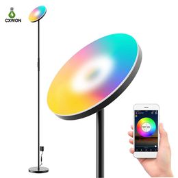 Modern Floor Lamps Smart Wifi Standing Light RGB Dimmable LED Corner Lights Work with Google Home ALex