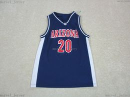 Stitched Custom Arizona Wildcats Basketball Jersey Blue Red College Men Women Youth XS-5XL
