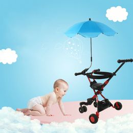 Children Umbrella Alloy Flexible Sun Umbrellas Kid Clip Sunscreen Multifunction Sunshade Springs Multi Colours High Quality 14ly P2