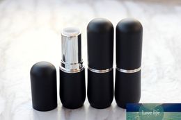 10pcs/lot lipstick tubes Rubbery Black color Empty lipbalm tube DIY cosmetic packing container 12.1mm